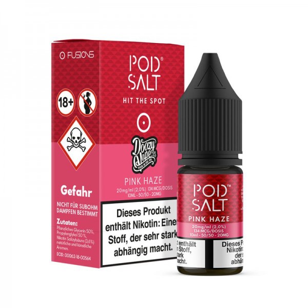 Pod Salt Fusions Pink Hace Nikotinsalz Liquid 10ml