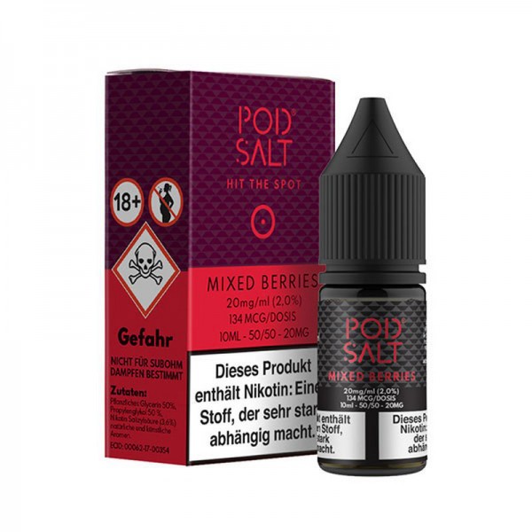 Pod Salt Mixed Berries Nikotinsalz Liquid 10ml