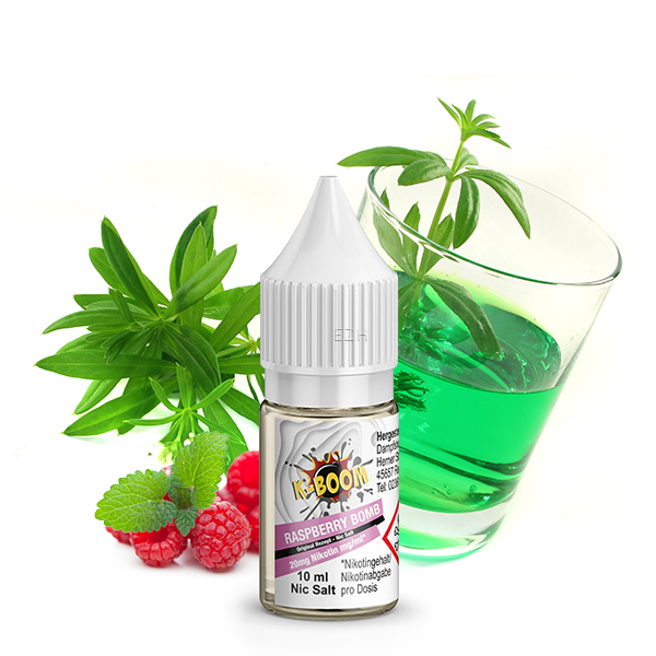 K-Boom Raspberry Bomb Original Rezept Nikotinsalz Liquid 10ml