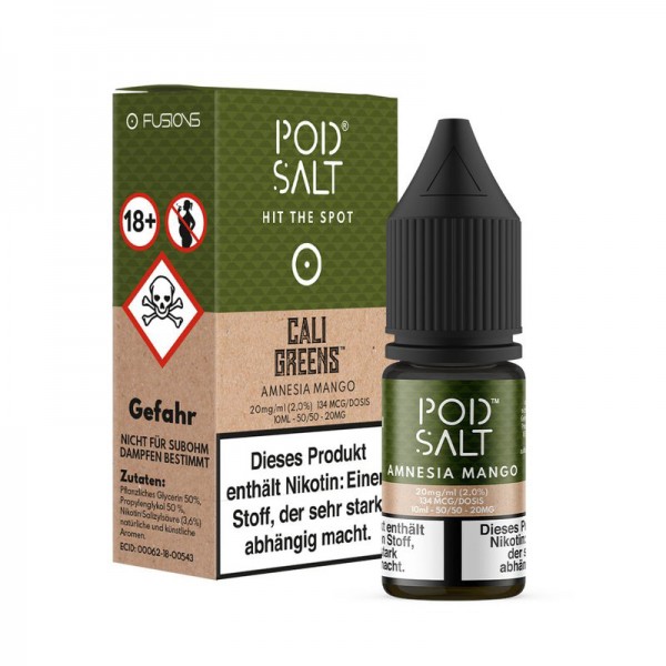 Pod Salt Fusions Amnesia Mango Nikotinsalz Liquid 10ml