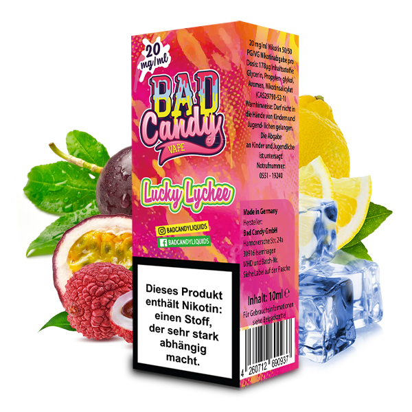 Bad Candy Lucky Lychee Nikotinsalz Liquid 10ml