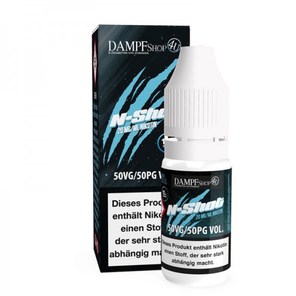 Dampfshop4u N-Shot Nikotin 20mg 50/50 10ml