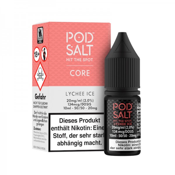 Pod Salt Core Lychee Ice Nikotinsalz Liquid 10ml